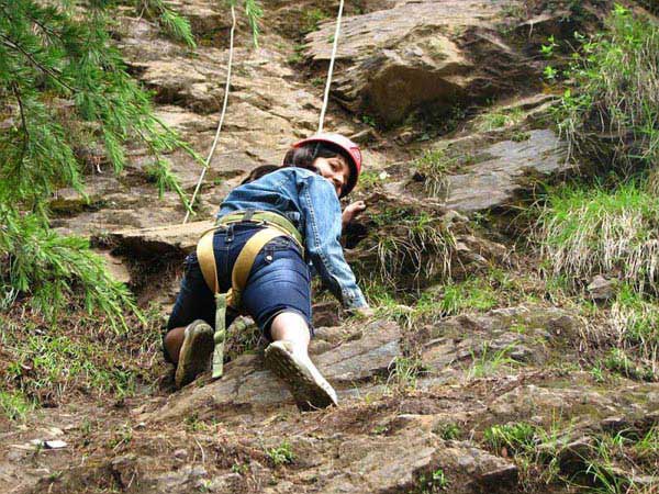 Rappelling and Rock Climbing in Rishikesh